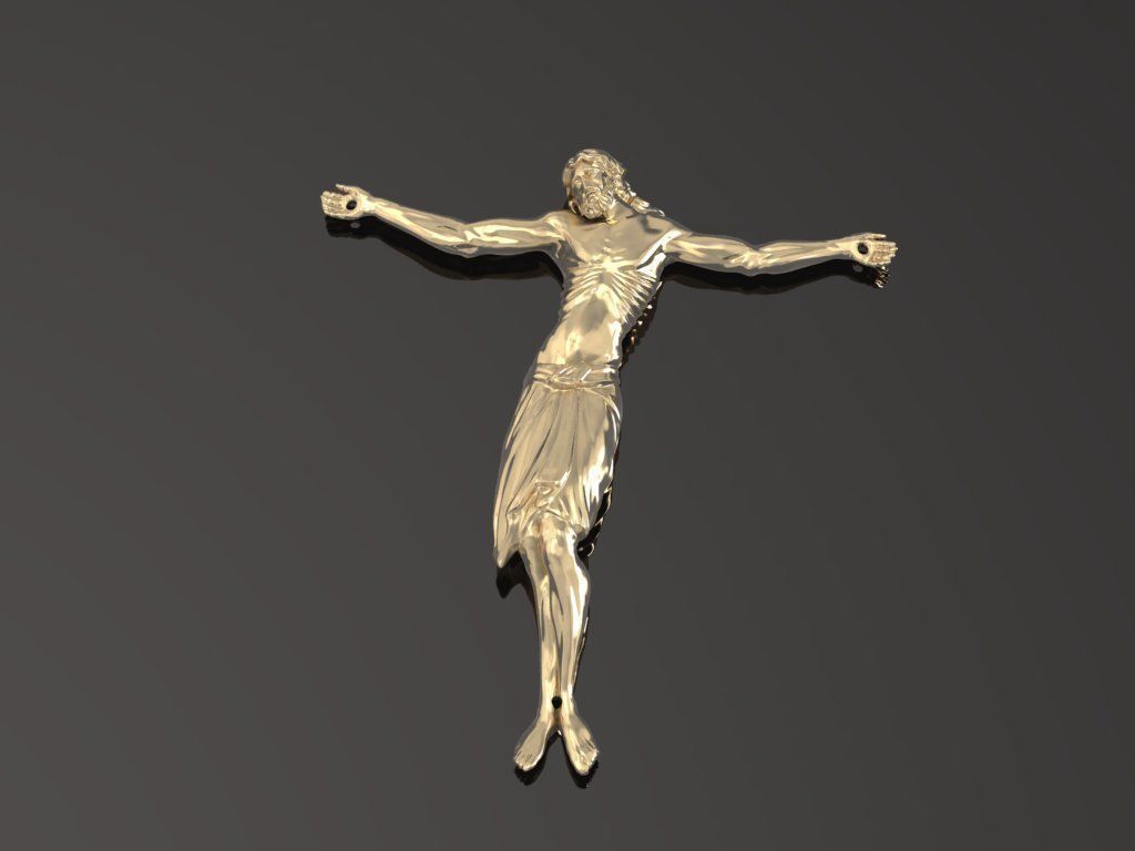 Jesus 023 3D print model_3