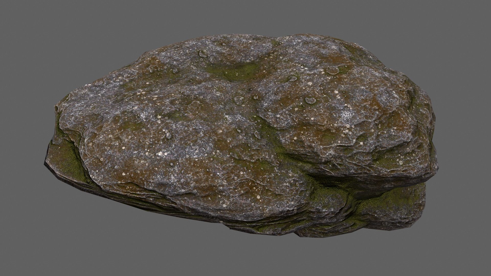 free rock Low-poly 3D model_5