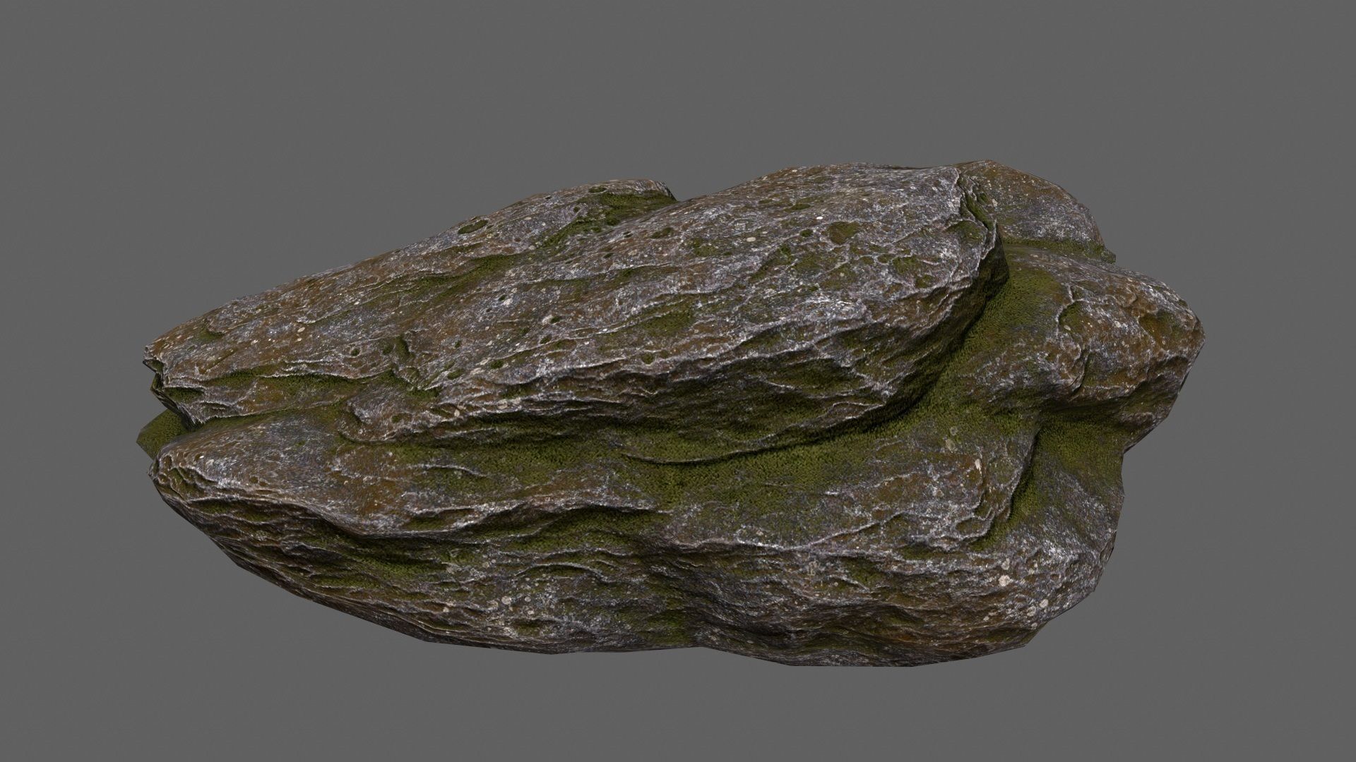 free rock Low-poly 3D model_2