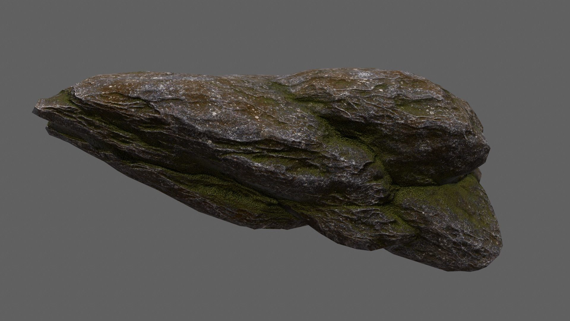free rock Low-poly 3D model_4