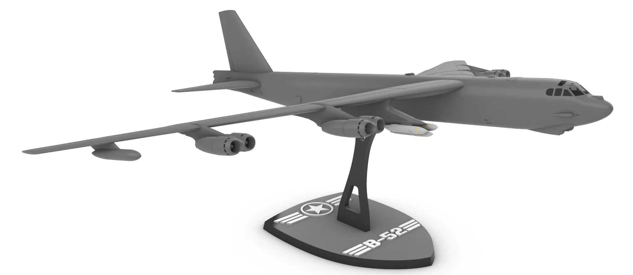 B-52H Stratofortress Full Load 3D print model