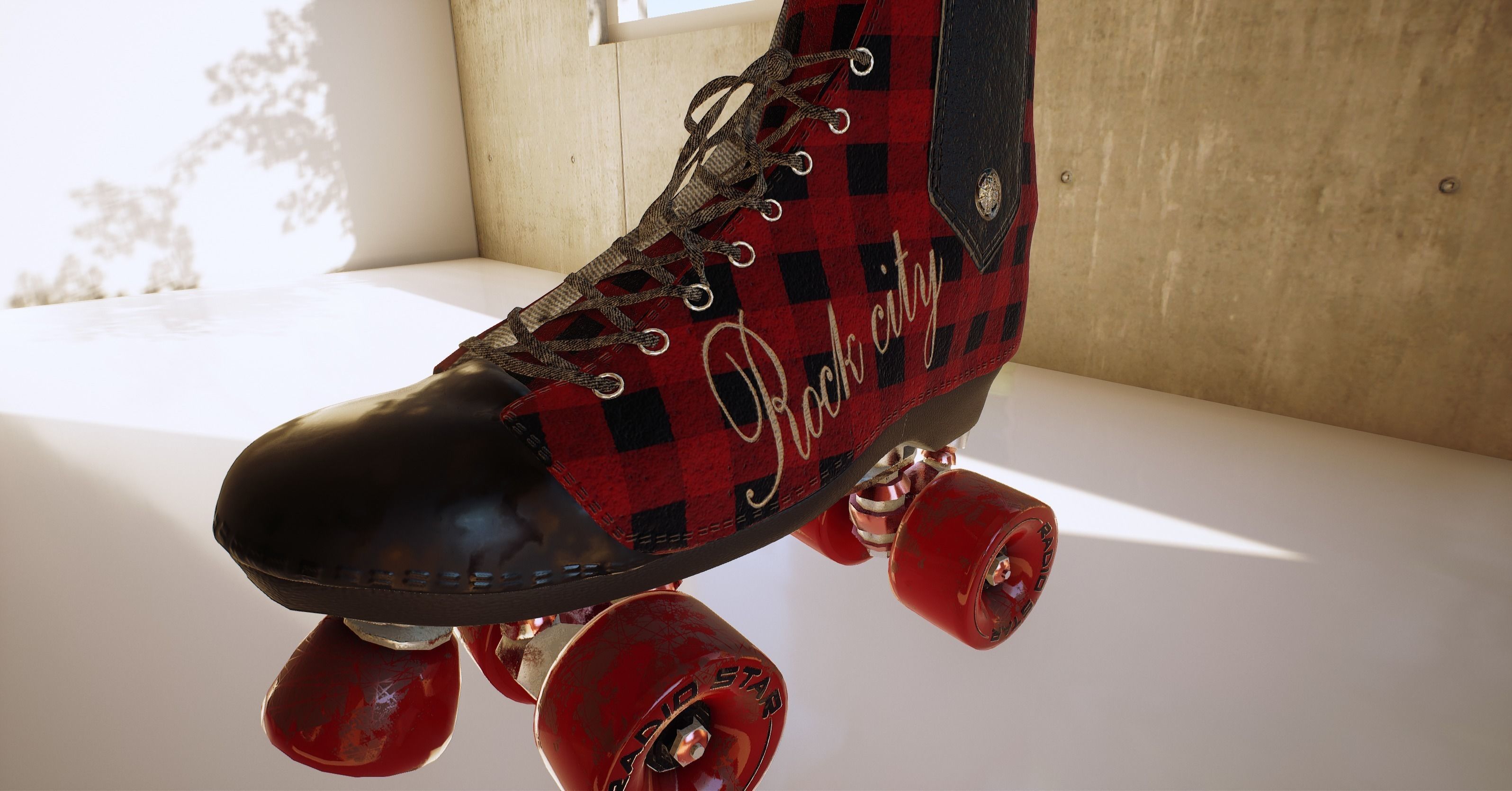 ROLLER SKATE 3D model_8