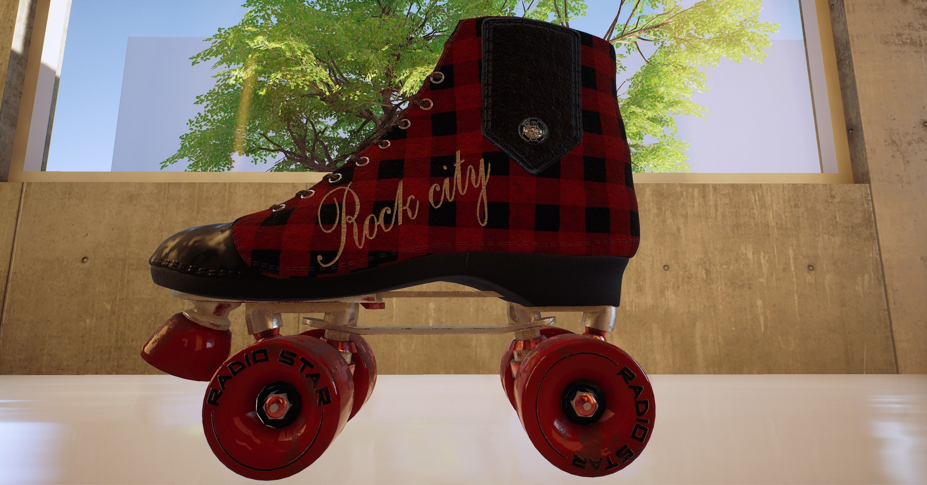 ROLLER SKATE 3D model_0