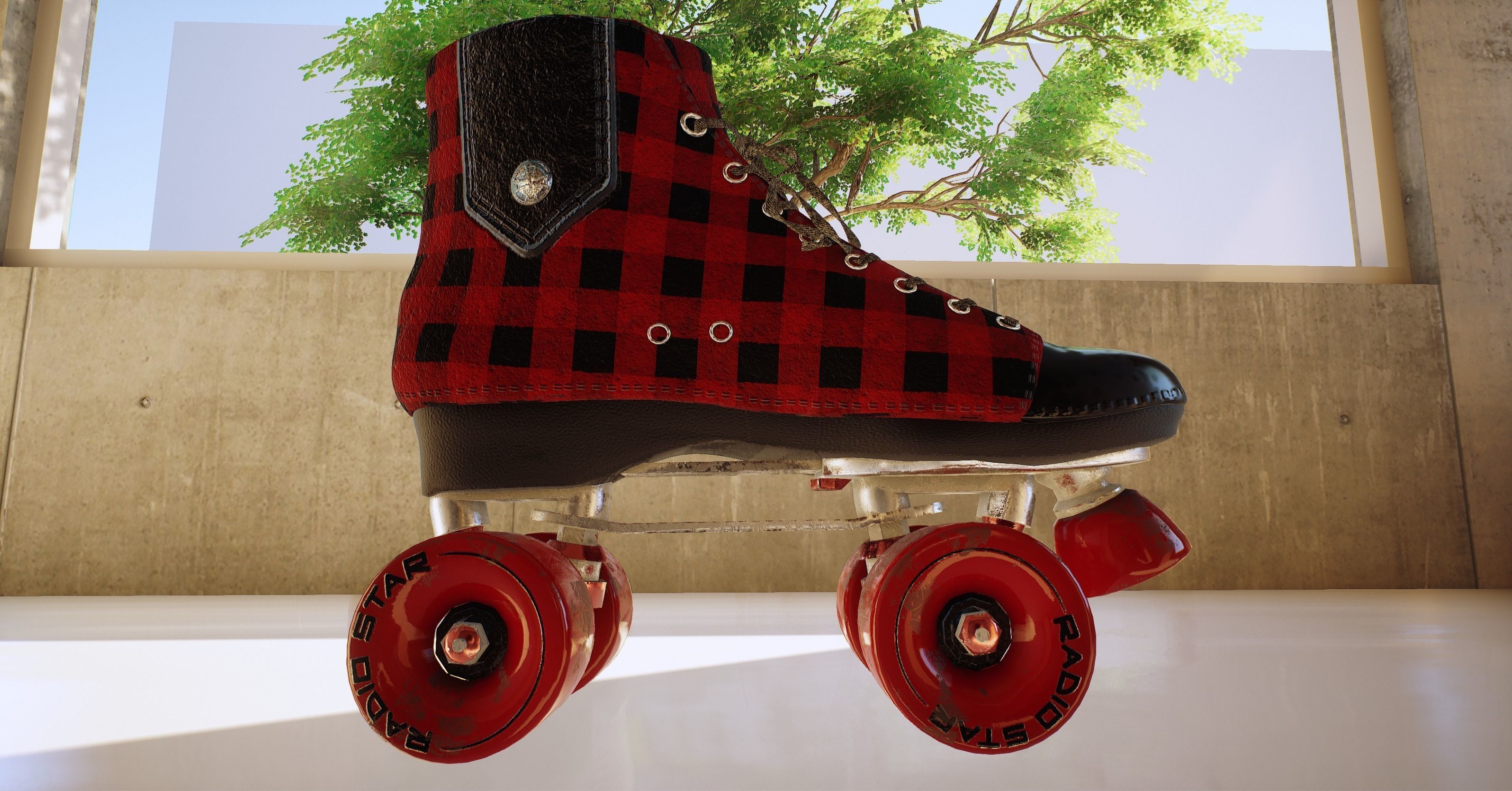 ROLLER SKATE 3D model_5