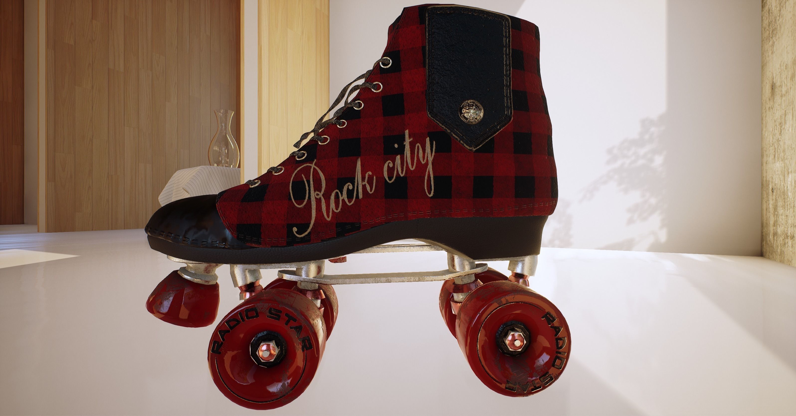 ROLLER SKATE 3D model_7