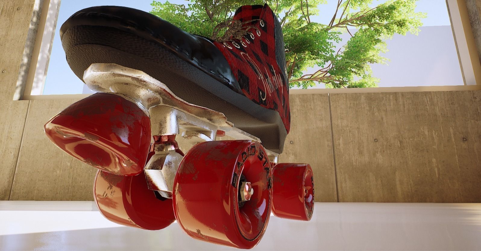 ROLLER SKATE 3D model_6