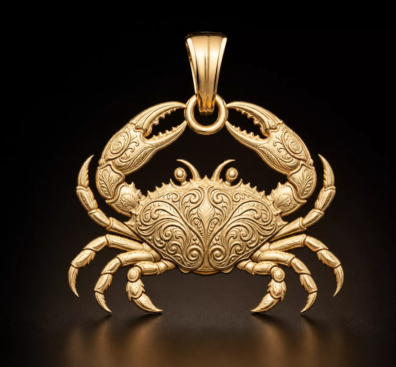Cancer Zodiac Pendant 3D print model