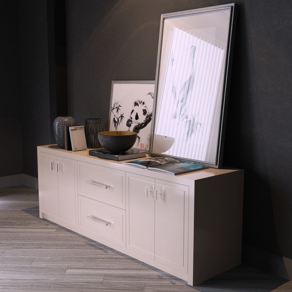 chest of drawers 3D model_1