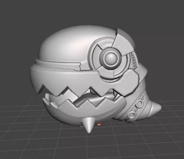 SUPER MECHA SKEL MONSTA MECHA BARON VON BLUBBA MODEL SCIFI RPG 3D print model