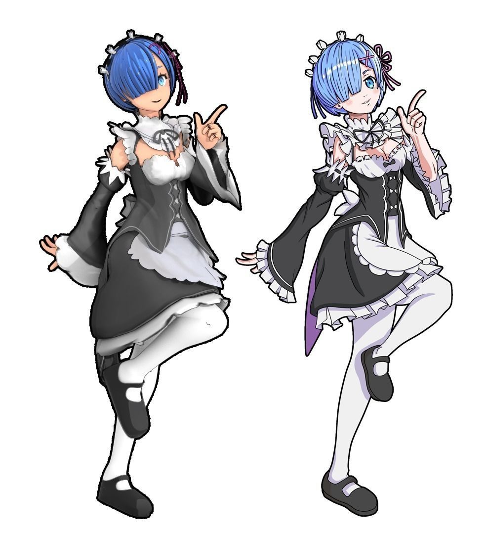 REM 3d from RE zero 3D model_1