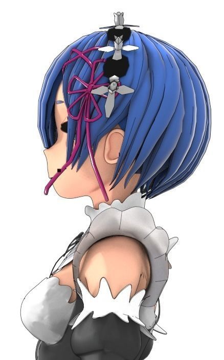 REM 3d from RE zero 3D model_8