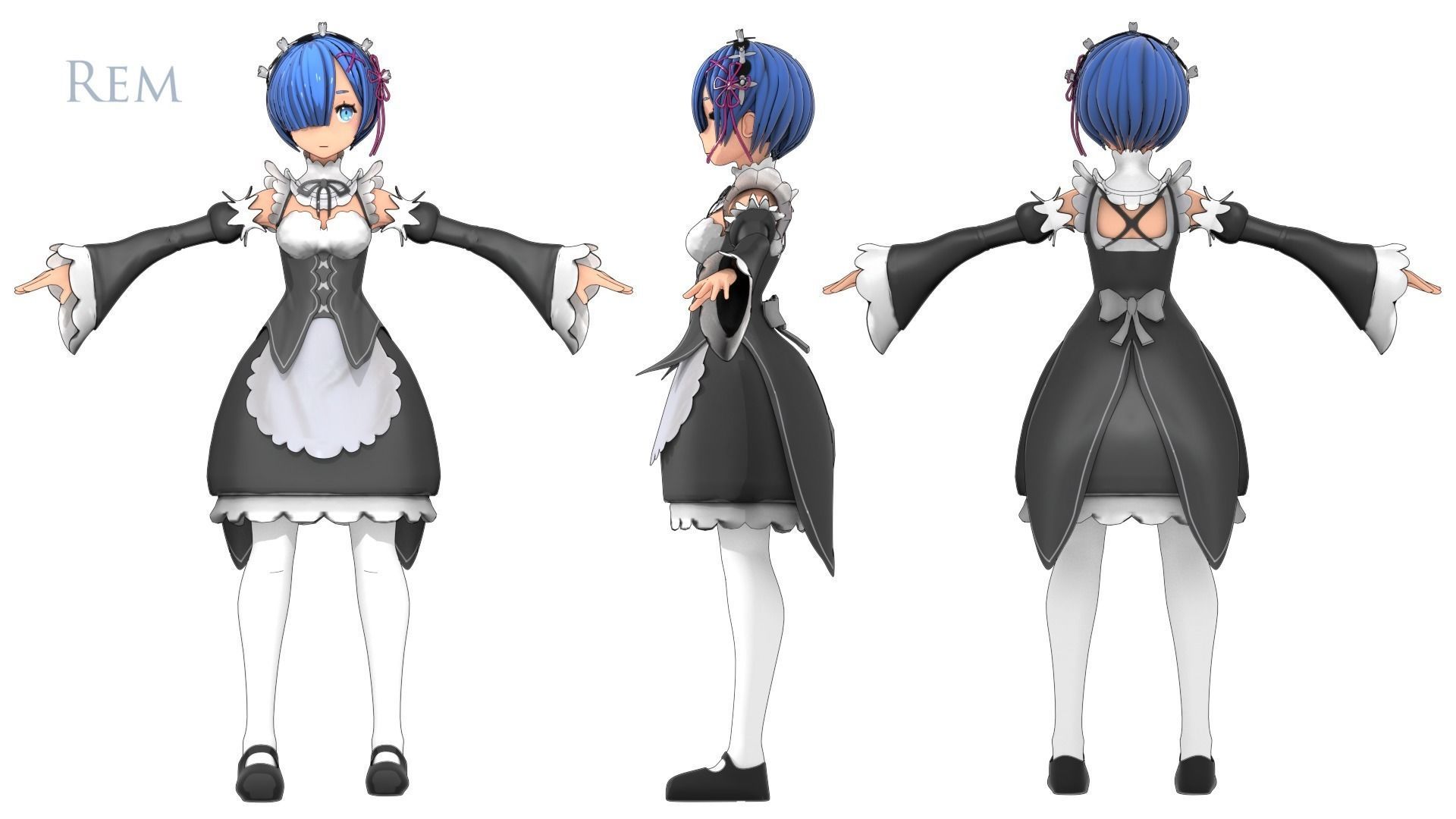 REM 3d from RE zero 3D model_4