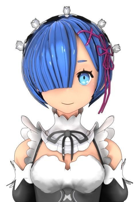 REM 3d from RE zero 3D model_5