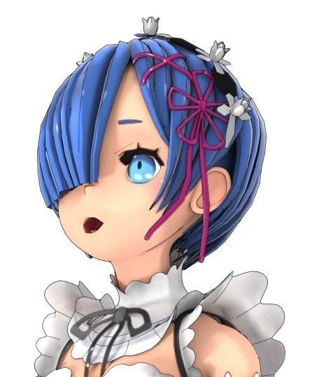 REM 3d from RE zero 3D model_9
