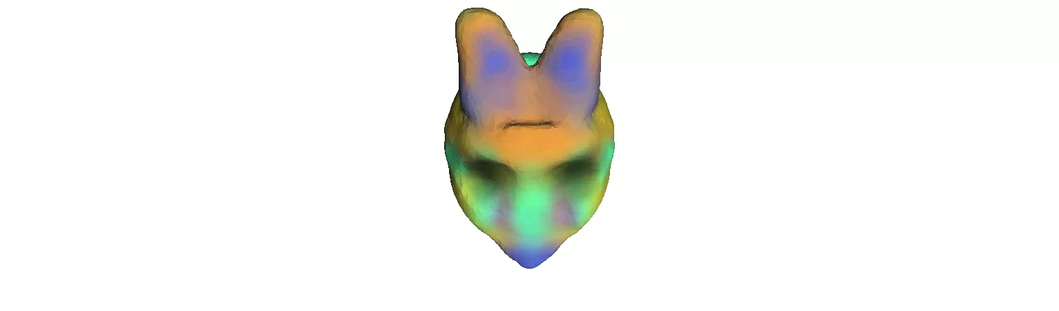 Monster head face for 3D printing Free 3D print model