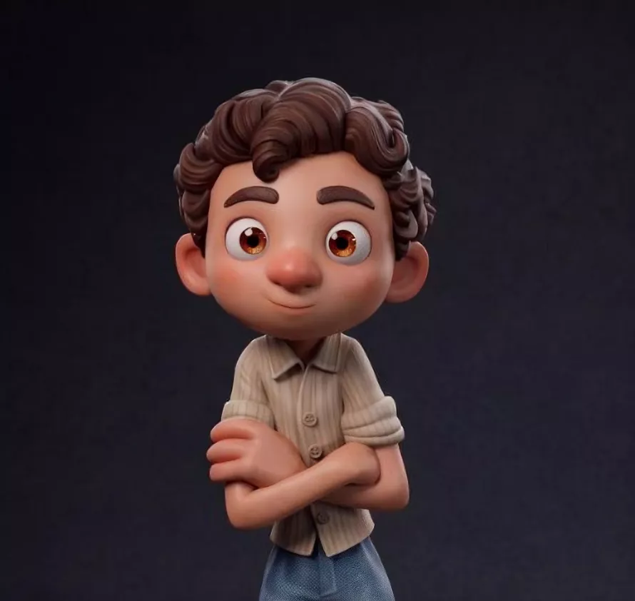 Luca 3D STL Model - Printable Figure 3D print model
