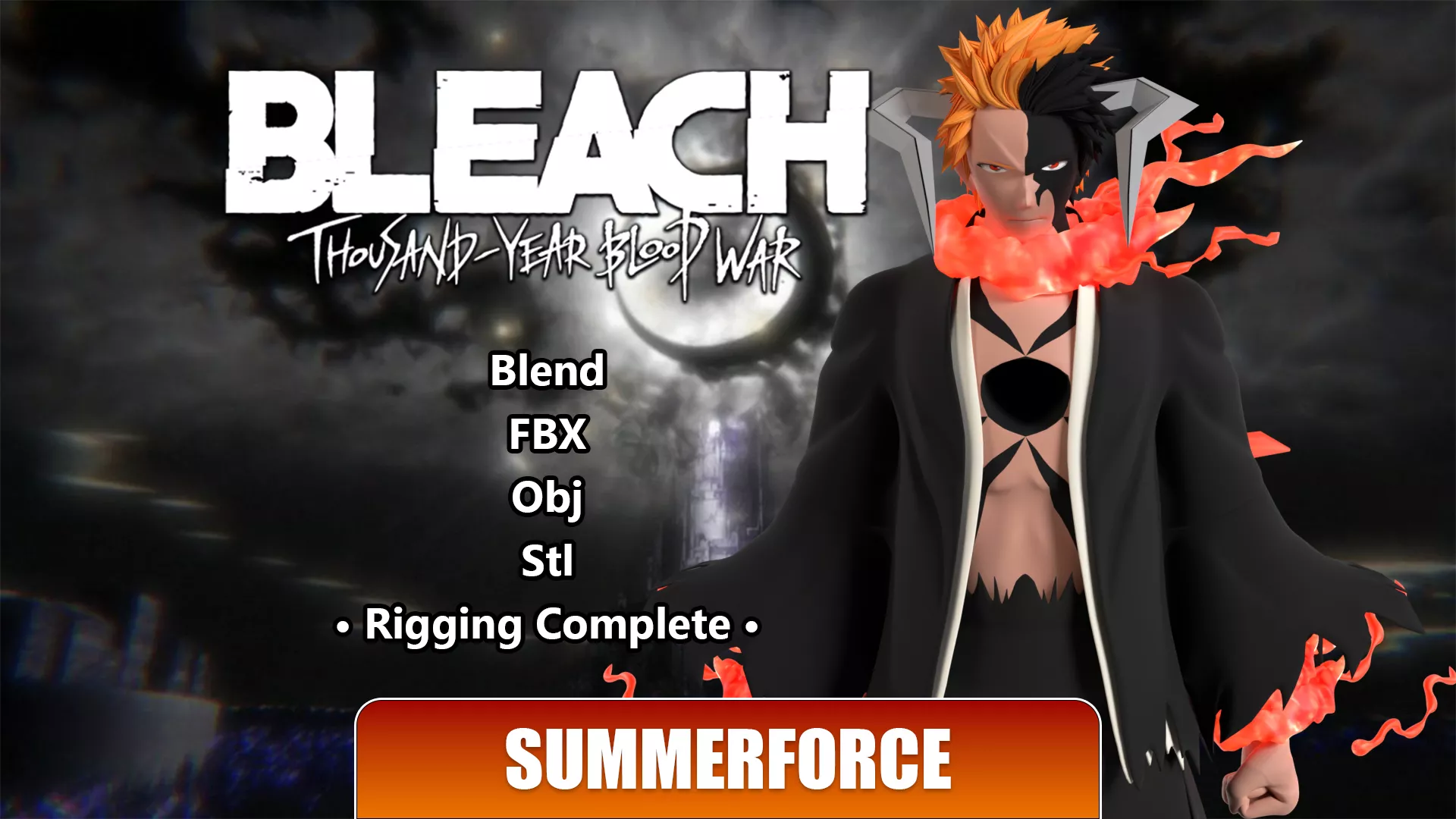 Ichigo Blood Chain - Bleach TYBW 3D model