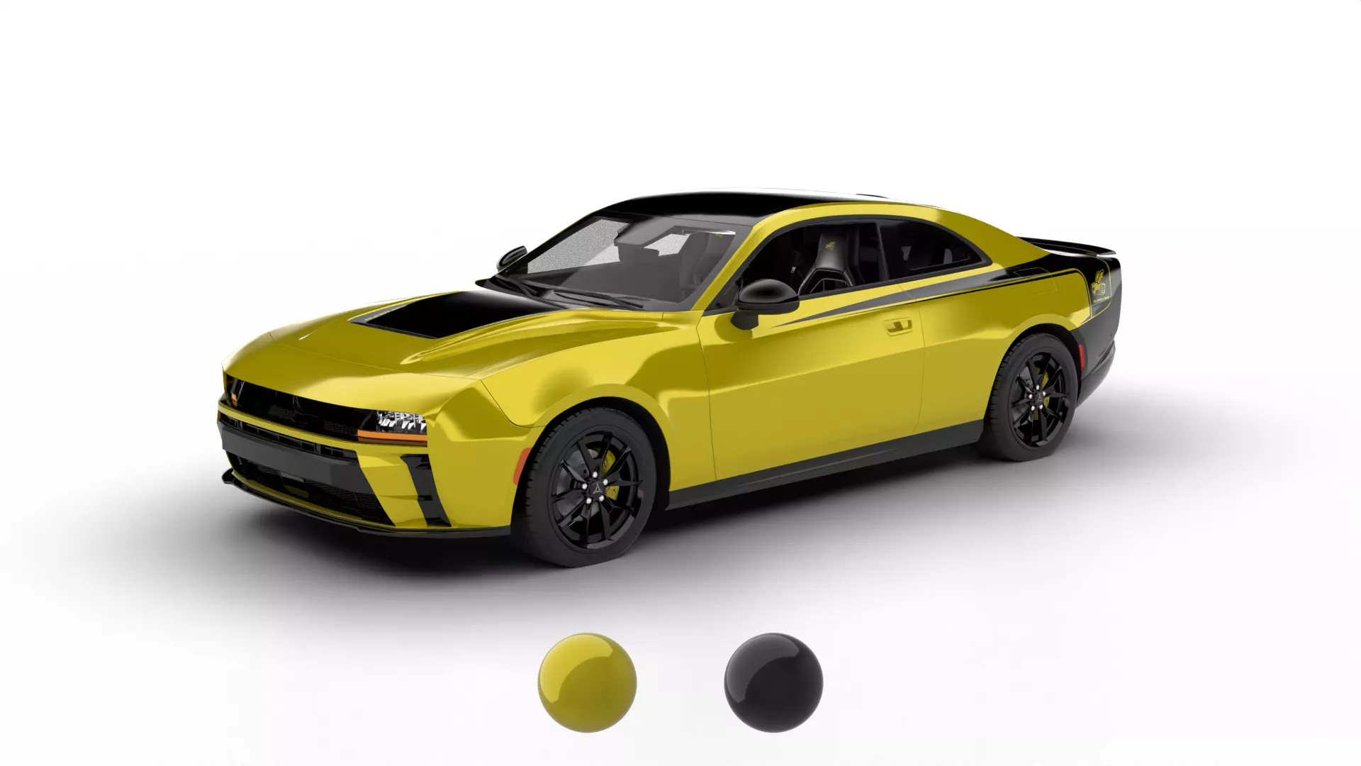 Dodge Charger Super Bee Launch Edition 2027 3d model 3D model