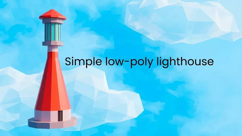 Lighthouse Free low-poly 3D model