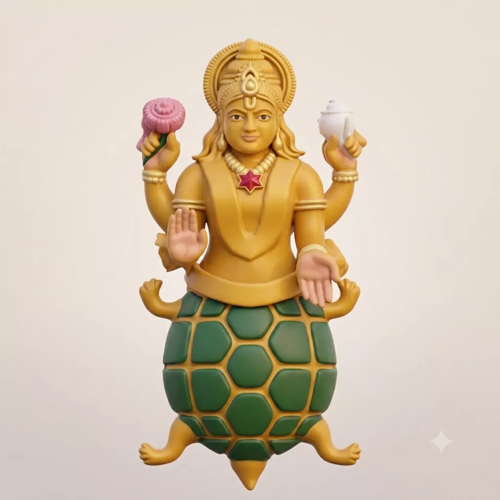 Kurma Avatar lord vishnu ram 3D print model