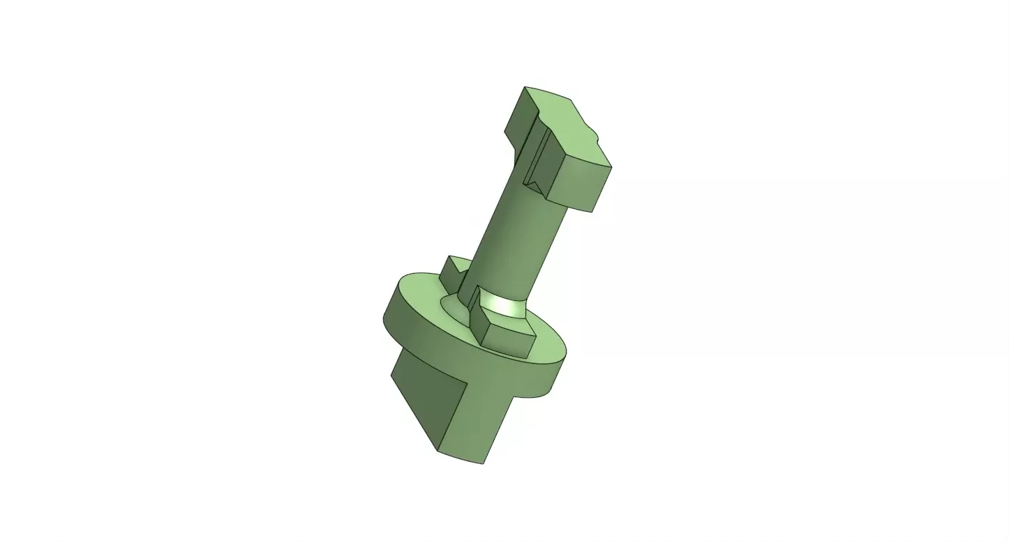 Peugeot 206 Fuse Box Cover Lock 3D Printable Clip 3D print model