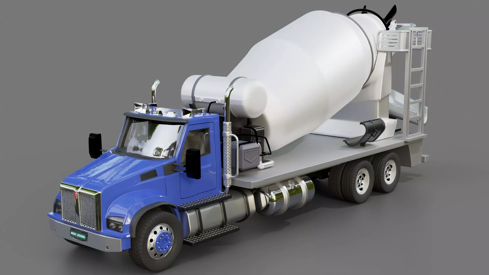 Kenworth T880 Concrete Truck 3D model