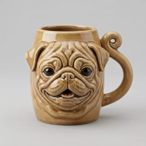 pug mug printable