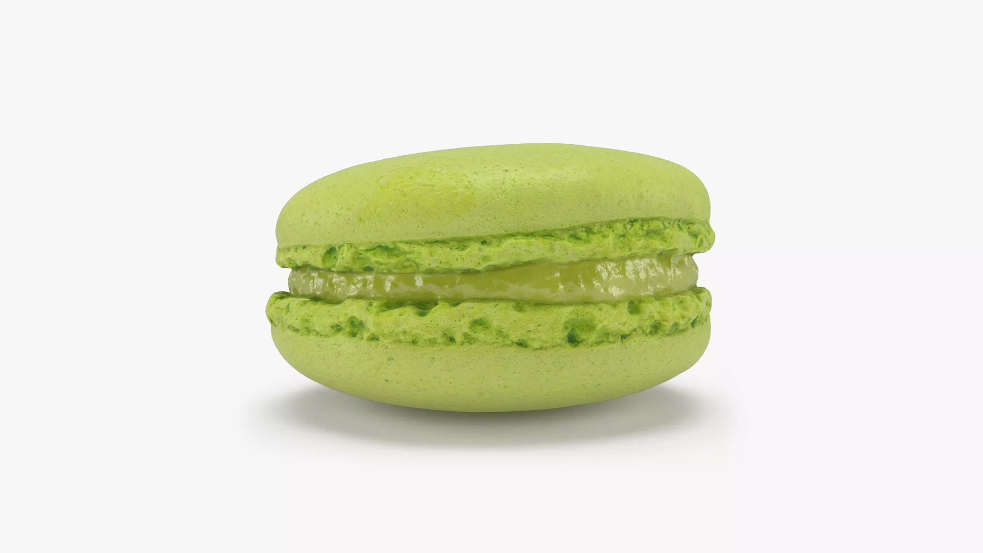 Macaron 01 Low-poly 3D model