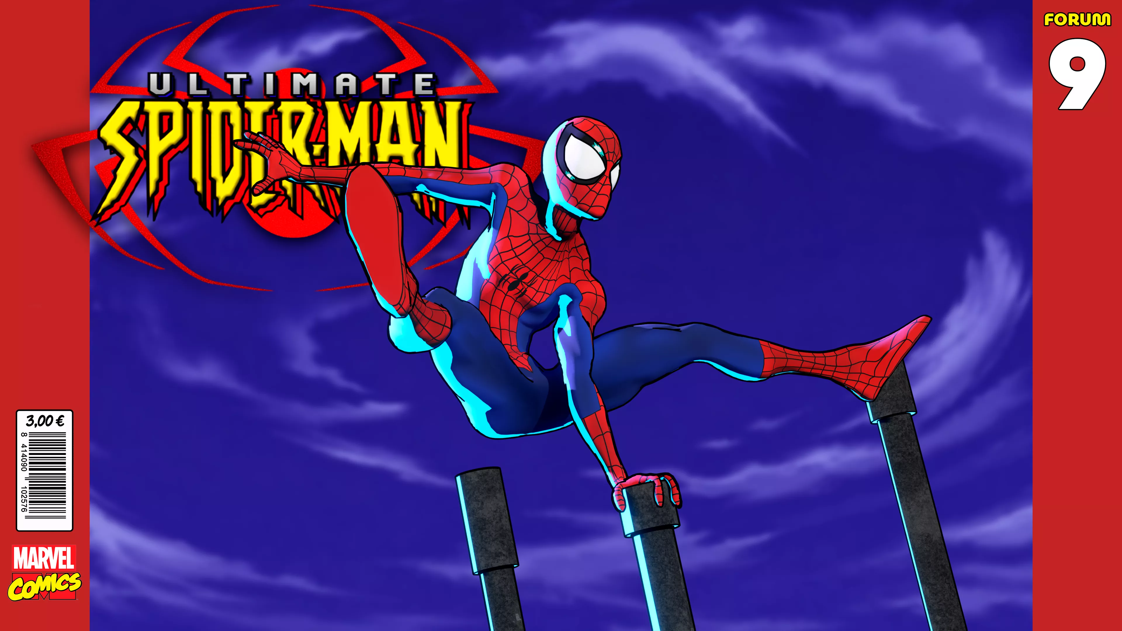 Ultimate Spider-Man PS2 Inspired 3D Model Low-poly 3D model