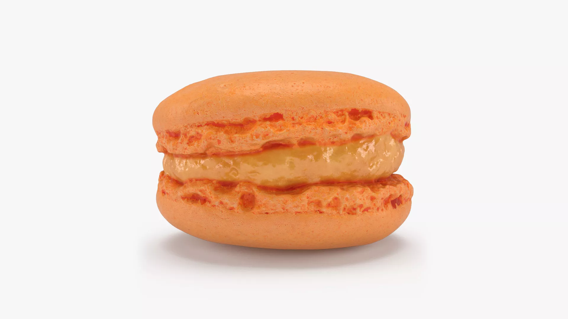 Macaron 02 Low-poly 3D model