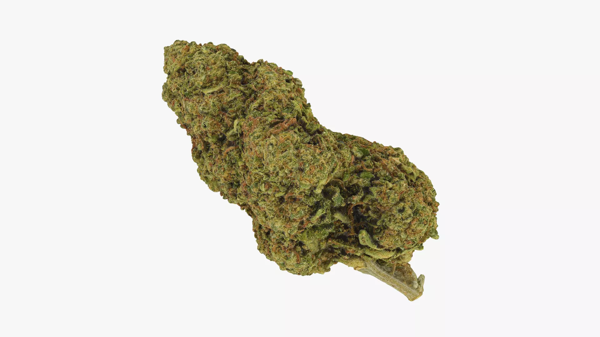 Marijuana Bud Low-poly 3D model