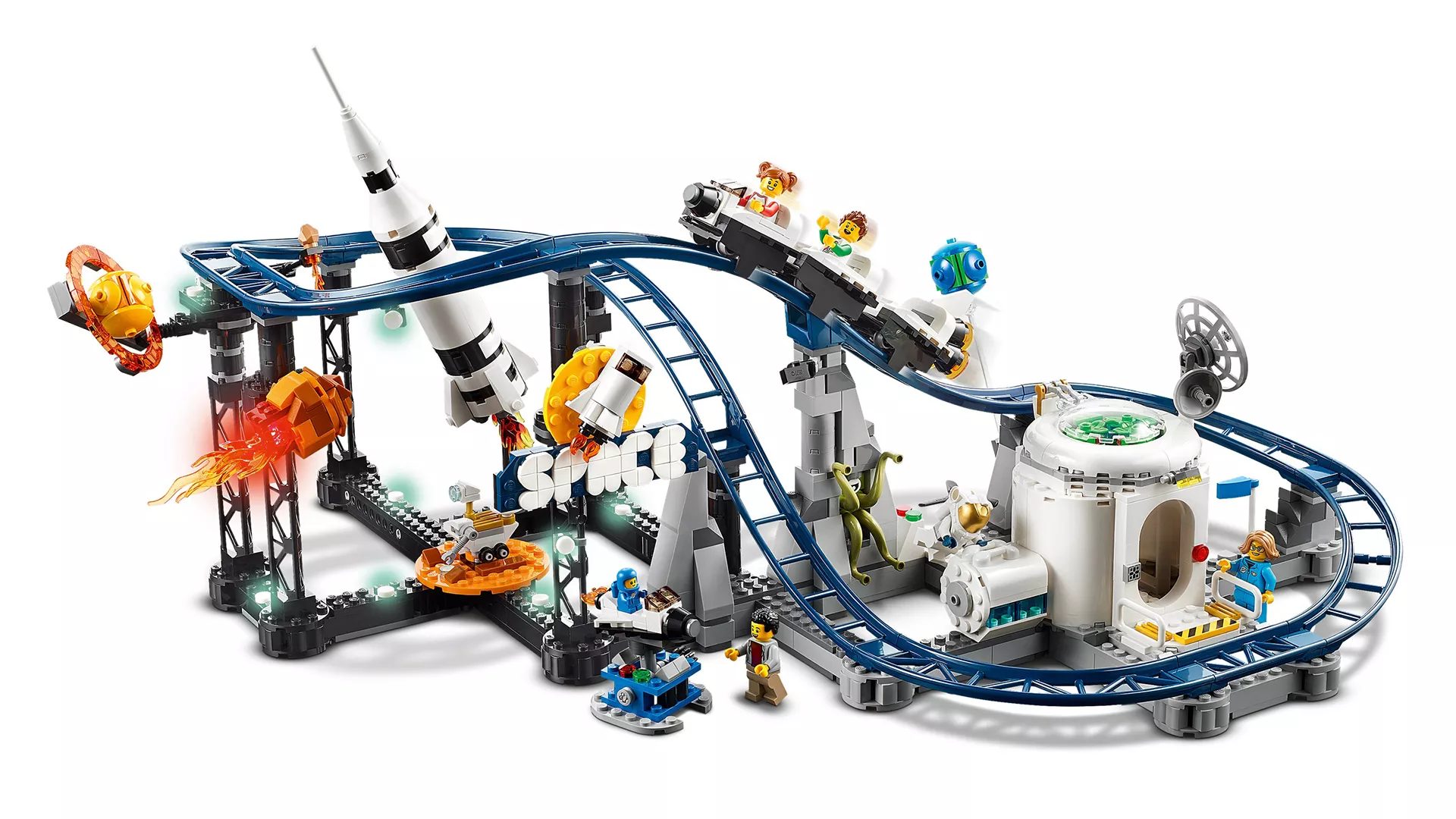 TwindBricks3D - 31142 Space Roller Coaster 3D print model