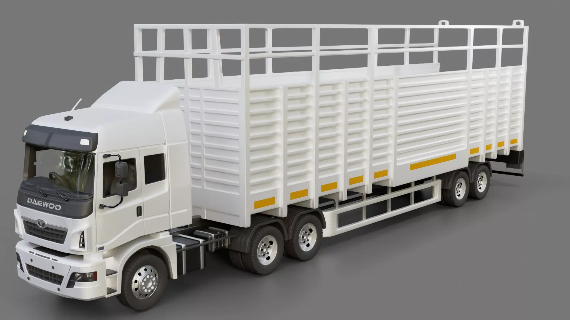 Daewoo Ultra Prima Freight Truck 2012 3D model