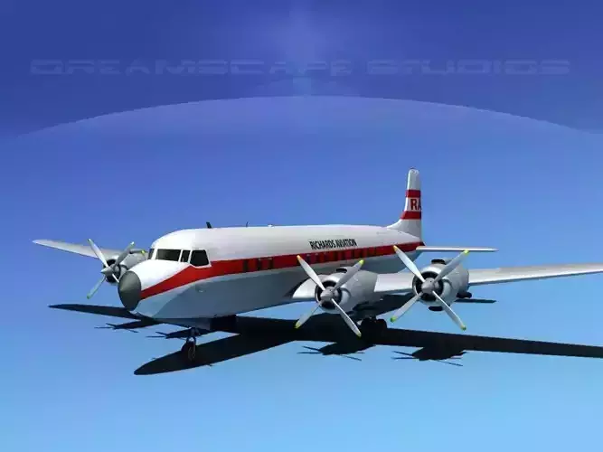 Douglas DC-7C Richards Aviation