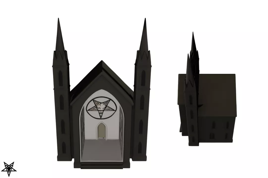 Satanic Sanctuary 012 3D model