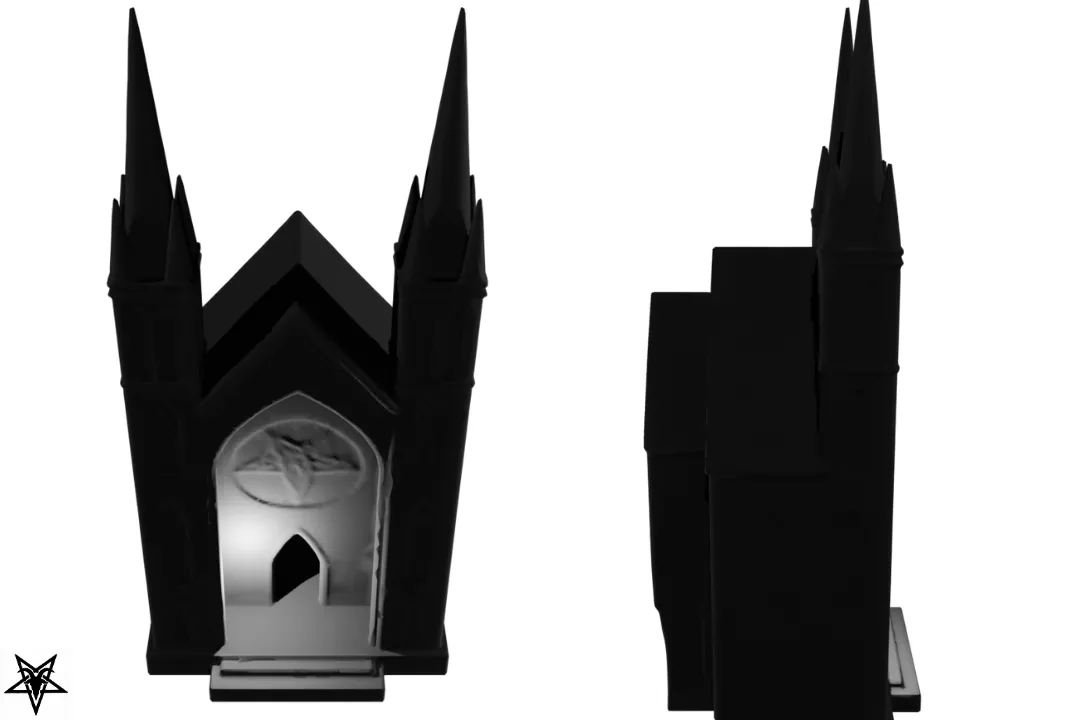 Dark Temple 012 3D model