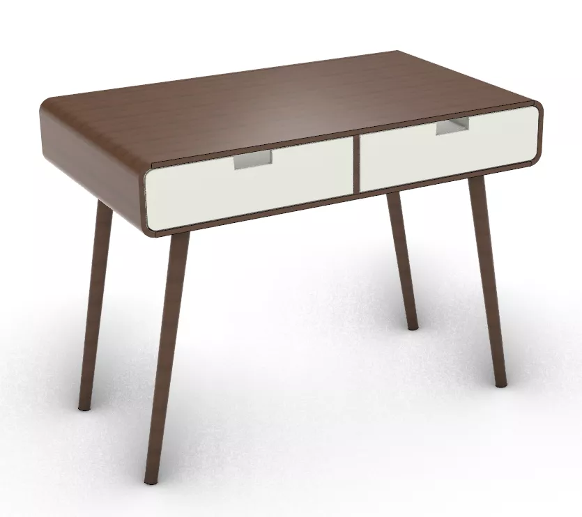 Console Sofa Table with 02 drawers 3D print model