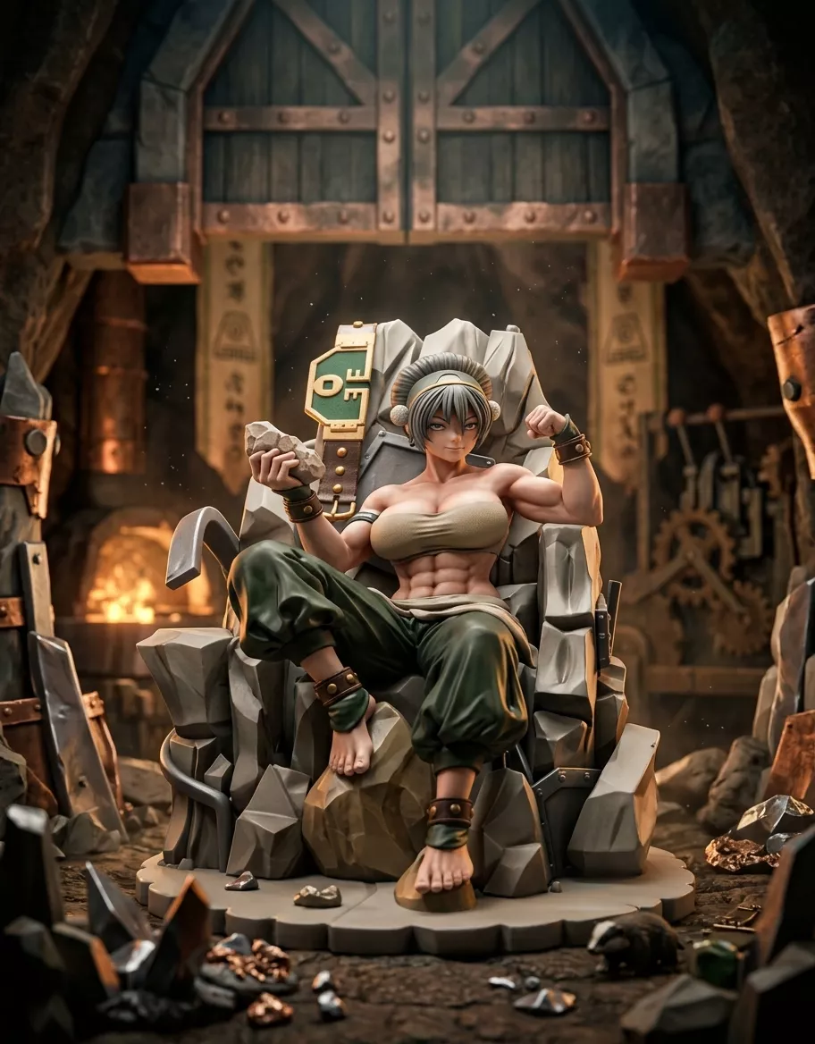 Toph Beifong - Avatar The Last Airbender 3D print model