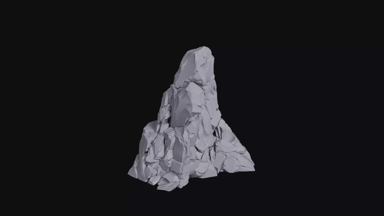 Stone Sentinel Rock Spire Terrain 3D print model