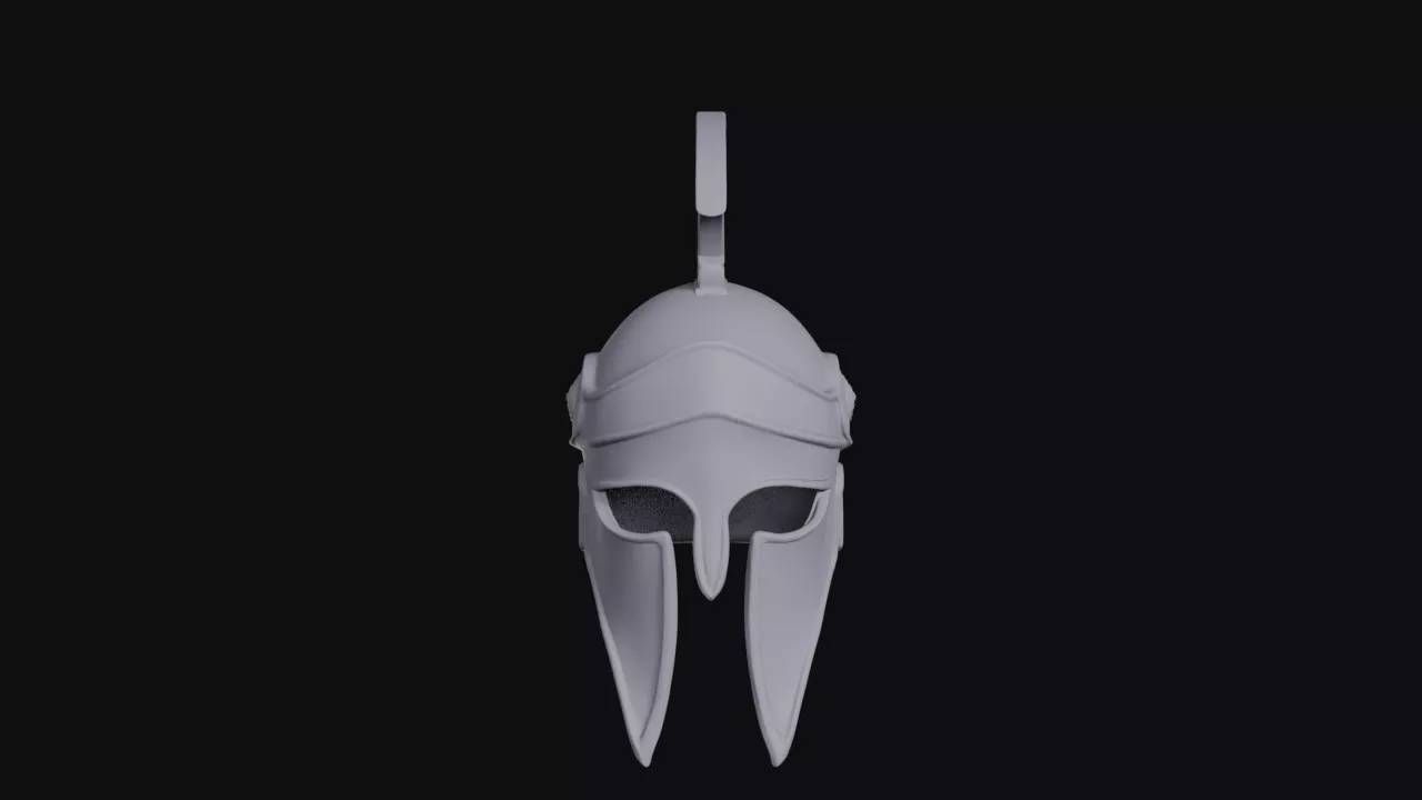 Spartan Corinthian Helmet 3D print model