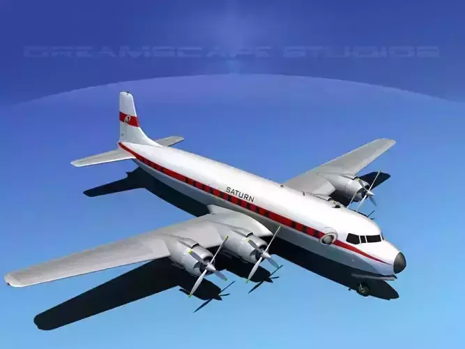 Douglas DC-7C Saturn Airways