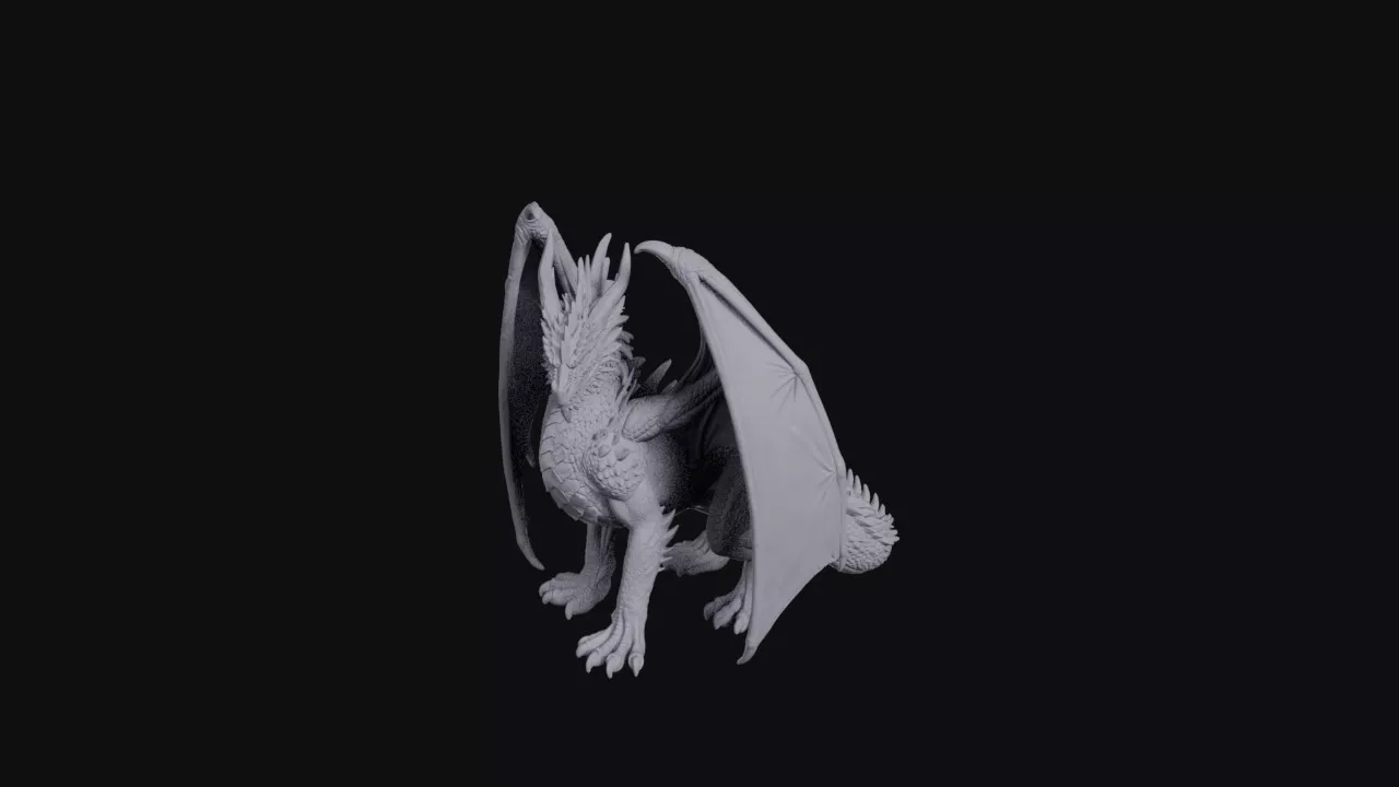 Emberwing Bronze Dragon 3D print model