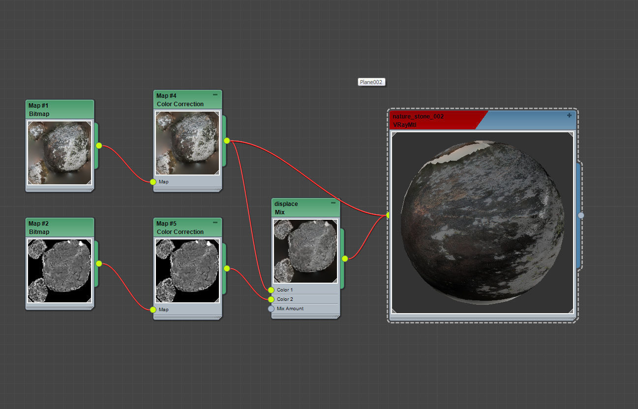 3d scanned stones 3 stones 3D model_6