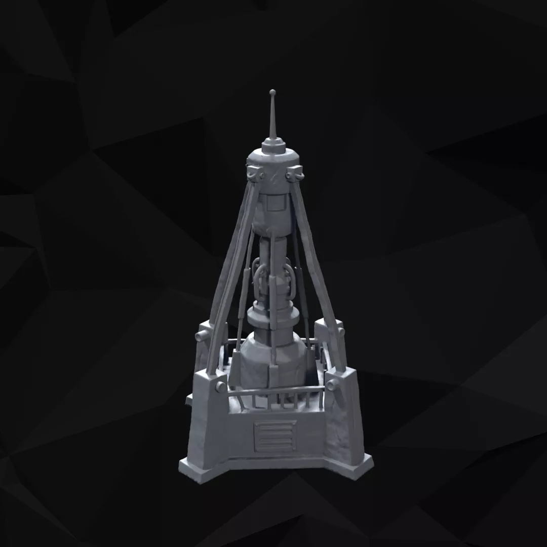 Post Apocalyptic Environment 01 Tabletop Scenery 3D print model