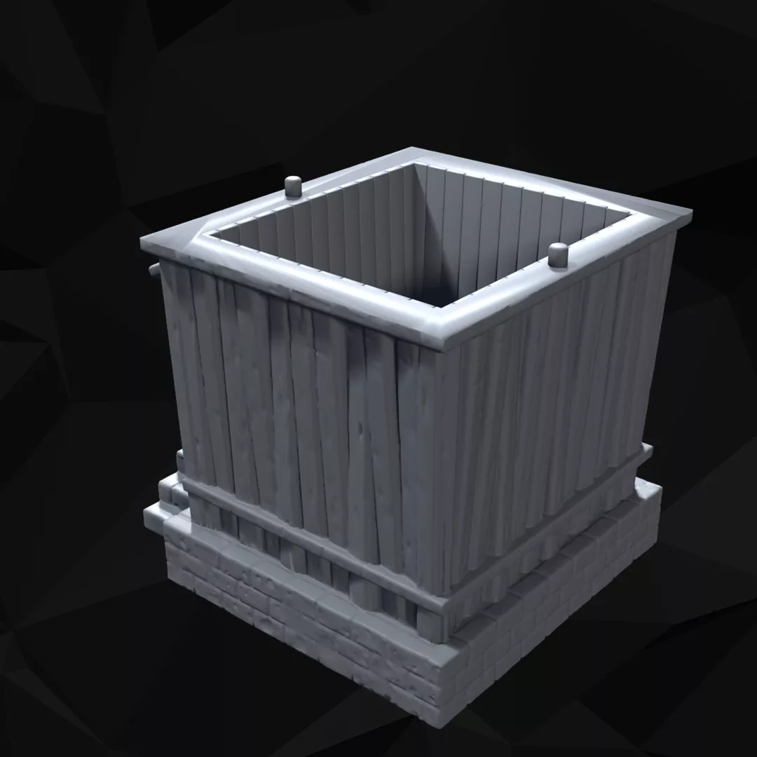 Wild West Church 2 Piece Set 3D print model
