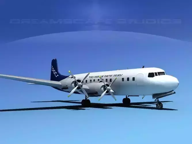 Douglas DC-7C Transpacific Charter