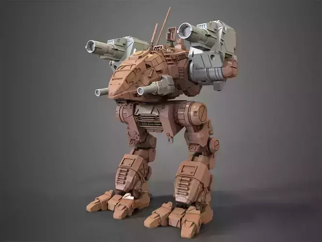 Mechwarrior Catapult Assembly Model warfare set Free 3D print model