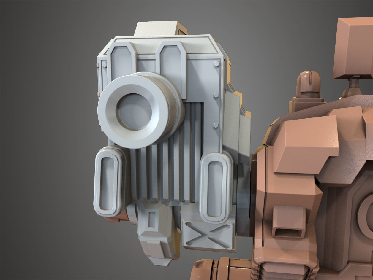 Mechwarrior Catapult Assembly Model warfare set Free 3D print model_8