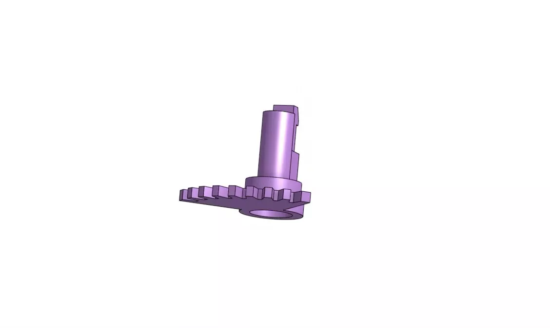 Audi S3 Air Vent Flag Gear AC Vent Adjustment Gear 3D Printa 3D print model