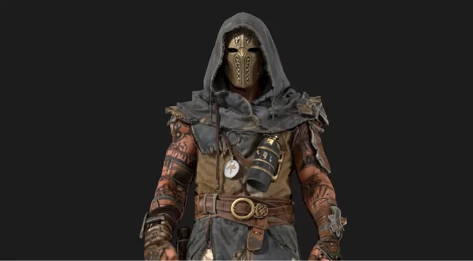 Post-Apocalyptic Hooded Nomad